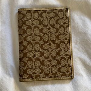 Coach Passport Cover